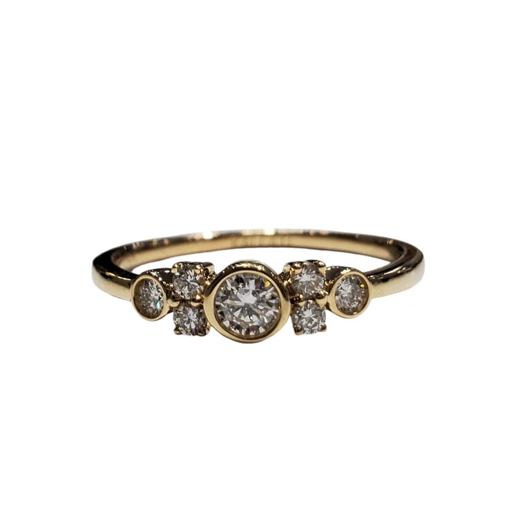 KALLATI M(R) 14KY .40CT BEZEL DIAMOND RING