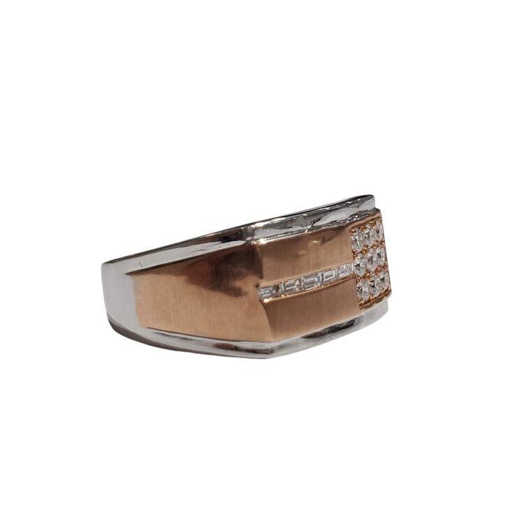 KALLATI M(R) 14K TT .50CT VS F/G BAG/ROUND MENS FASHION