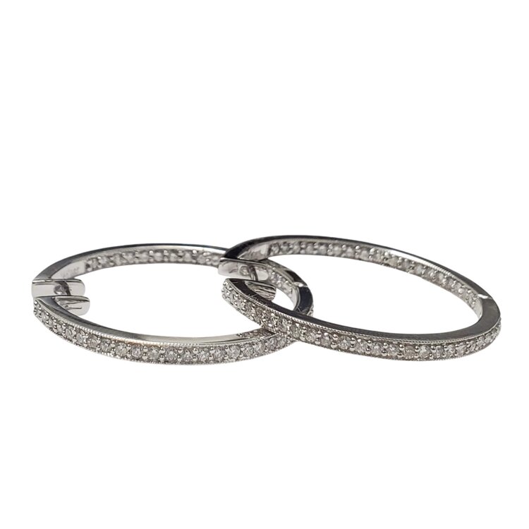 Gemdek (R) 14K .80TDW IN/OUT HOOPS