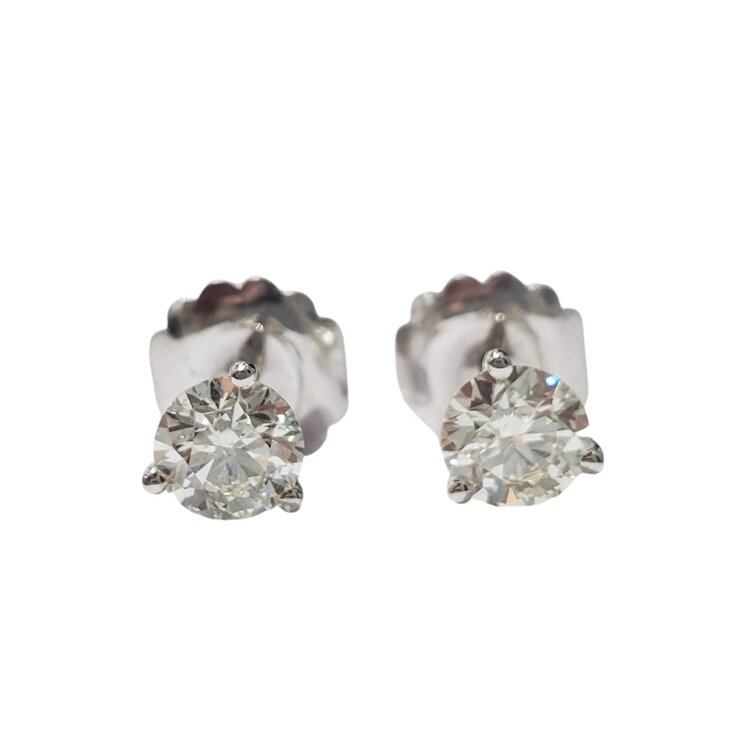 Gemdek M(R) 14K 1.80CT ROUND MARTINI STUD EARRINGS