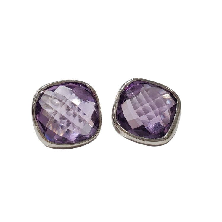 (X) 925 AMETHYST STUDS