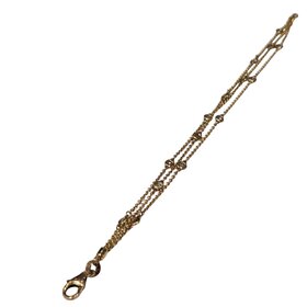 Gemdek M(R) 14KY .45CT BEZELED DIAMONDS BY THE YARD DESIGN BRACELET