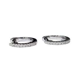 (R) 14K .10CT HUGGIE HOOPS