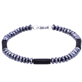 (R) Hematite and stainless steel