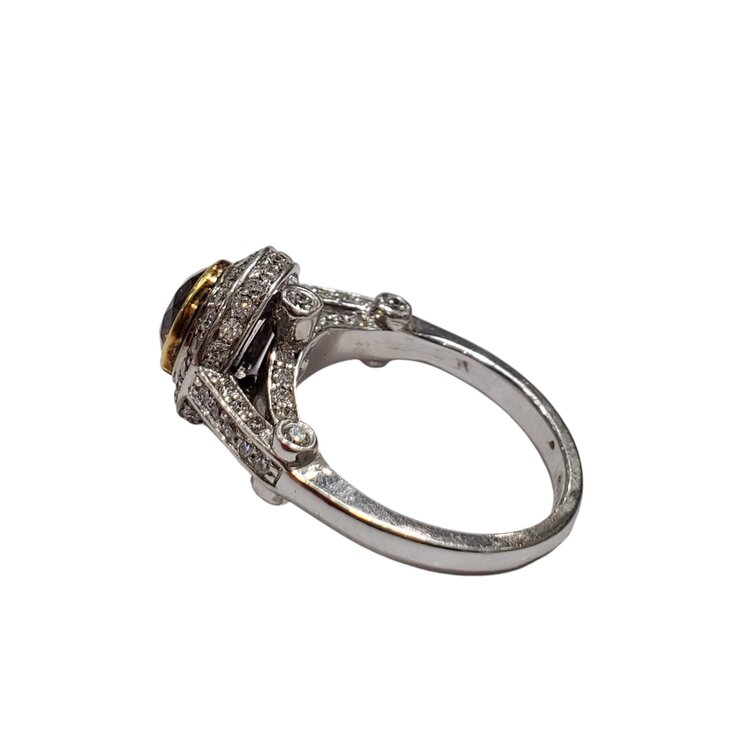 Gemdek M(R) 18KW 1.99CT CHAMPAGNE DIA RING