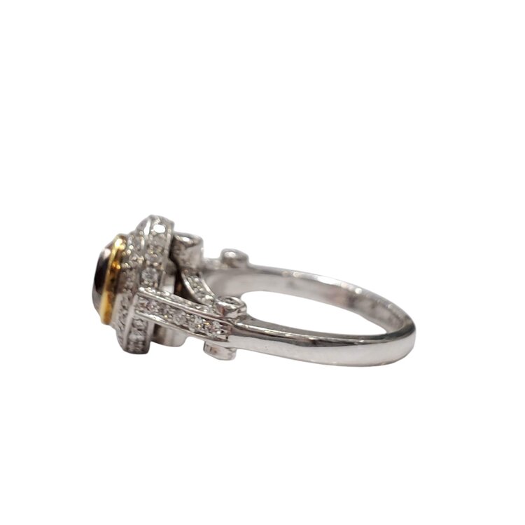 Gemdek M(R) 18KW 1.99CT CHAMPAGNE DIA RING