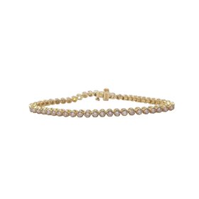 Gemdek M(R) 14K 3.00TDW BEZELED DIAMOND TENNIS BRACELET