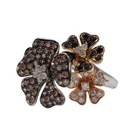 Gemdek M(R) 14K 1.35TDW CHOC AND WHT DIA