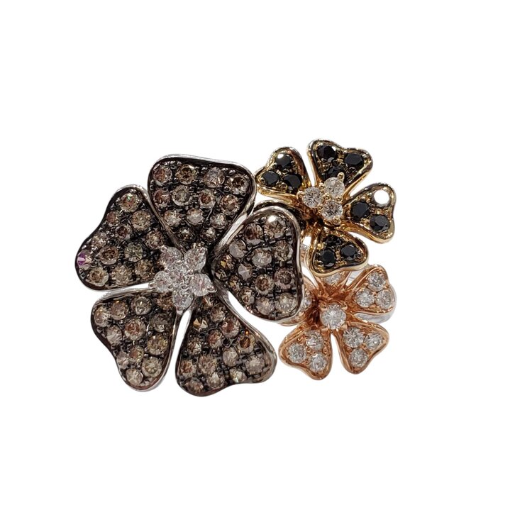 Gemdek M(R) 14K 1.35TDW CHOC AND WHT DIA