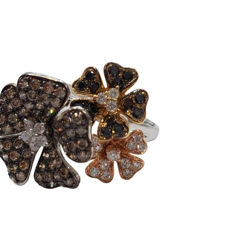 Gemdek M(R) 14K 1.35TDW CHOC AND WHT DIA