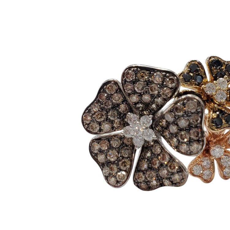 Gemdek M(R) 14K 1.35TDW CHOC AND WHT DIA