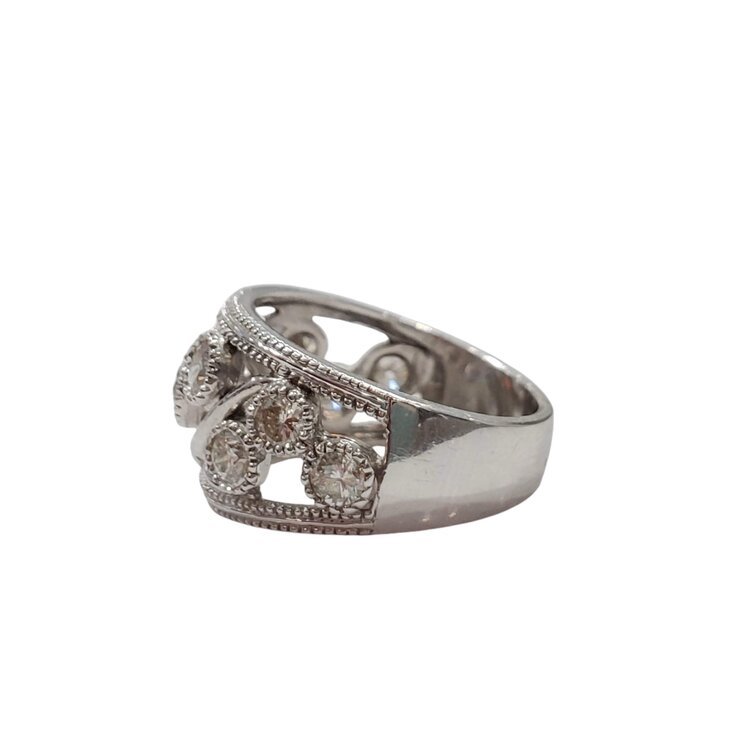 Gemdek M(R) 14K 1.25TDW BEZELED RING