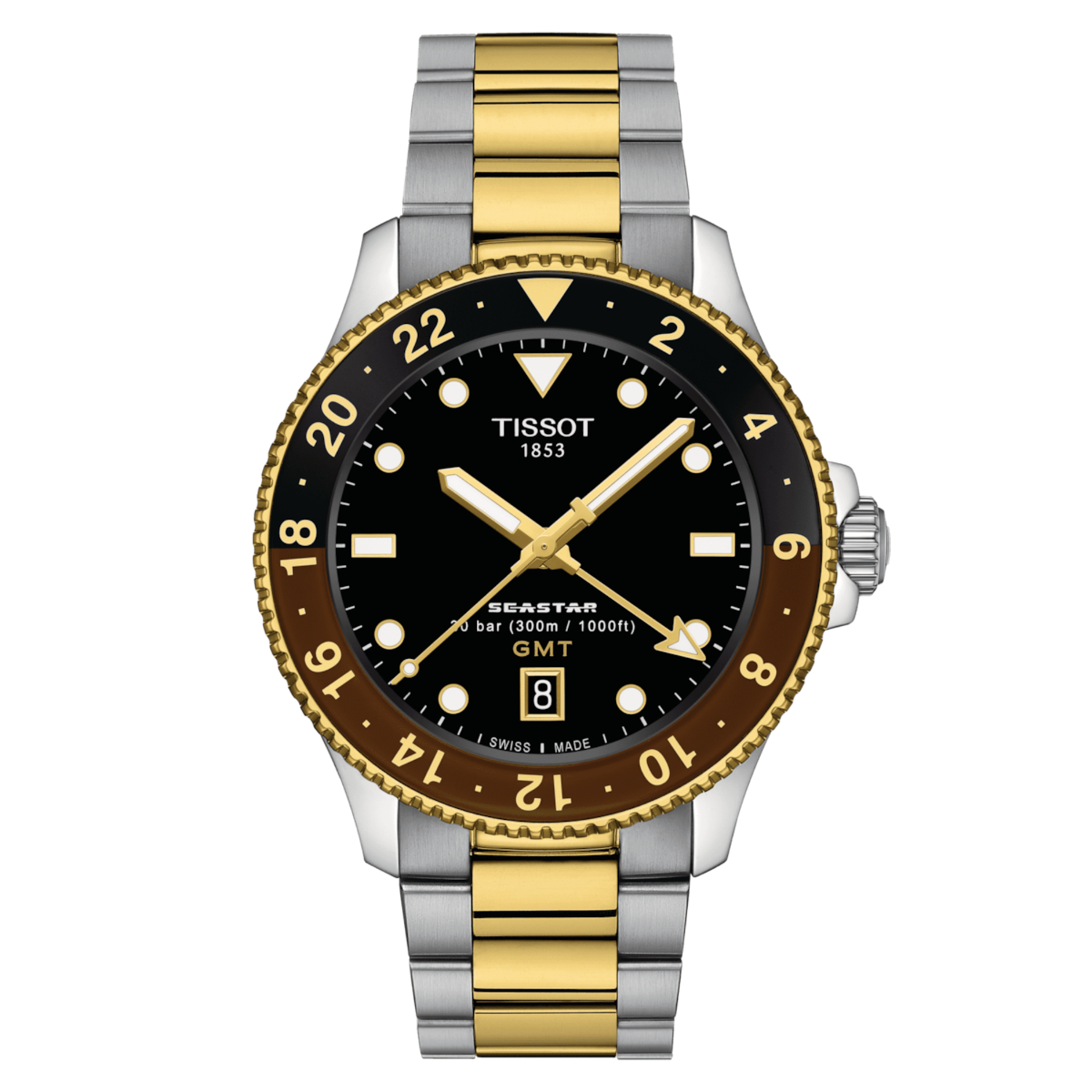 TISSOT TISSOT SEASTAR 1000 GMT 40MM T120.852.22.051.00 - Lumos