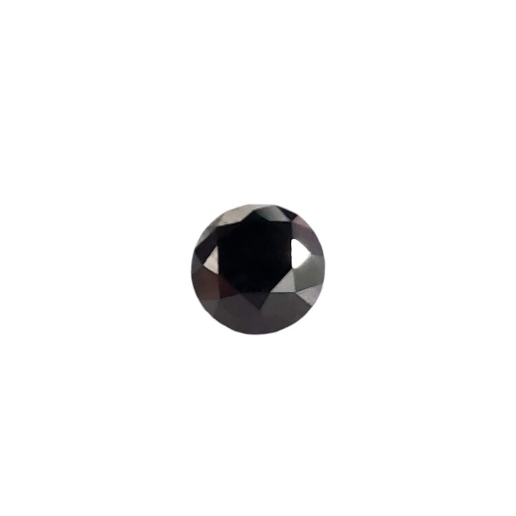 Gemdek M(R) 2.50CT IRRADIATED BLACK DIAMOND ROUND CUT