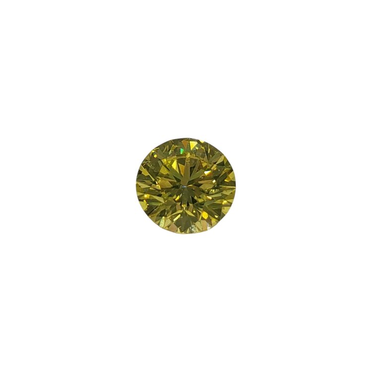 Gemdek M(R) 1.05CT IRRADIATED YELLOW DIAMOND ROUND CUT