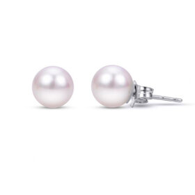 M(R) 14K 5.5MM AKOYA PEARL STUD EARRINGS
