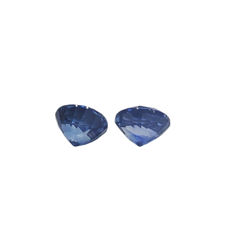 Gemdek M(R) 1.97CTW SAPPHIRE ROUND CUT PAIR
