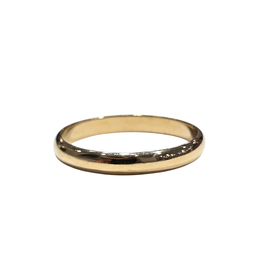 (Y) 14K 3MM SIZE 10 YELLOW GOLD BAND 3 grams