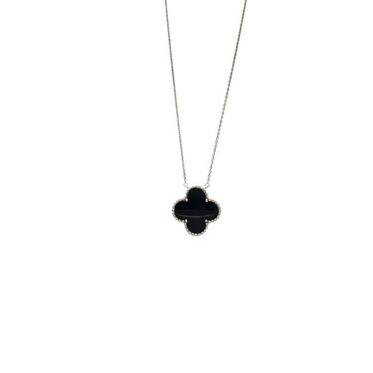 PRIMA NEW YORK (R) 14K 5.66CT BLACK ONYX FILAGREE NECKLACE