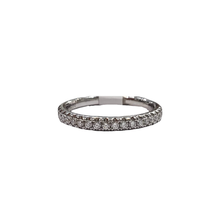 GBC (Y) 14K .21CT DIAMOND WEDDING BAND 14 DIAMONDS