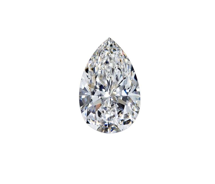 RK (Z) 4.09CT VS2 F LAB GROWN PEAR CUT DIAMOND LG13346916 8979