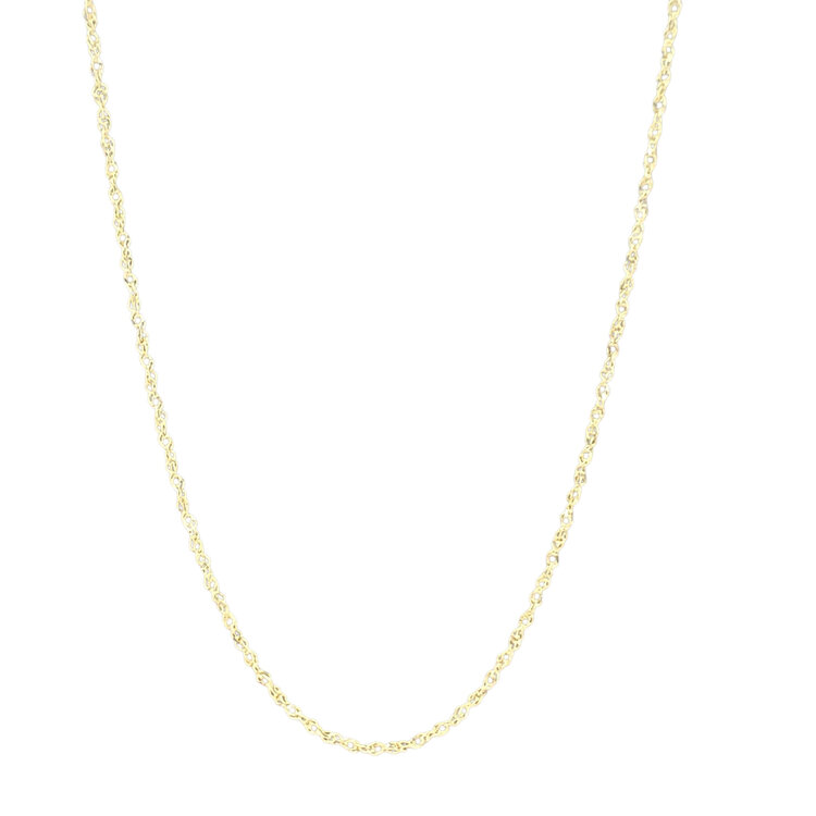 (Y) 14KY .50MM DIAMOND CUT 18INCH CHAIN