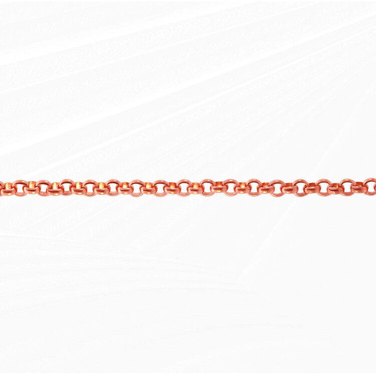 SUNSTONE (Y) GOLD FILLED ROSE TONE (Nicole) STYLE LINK PRICE PER INCH