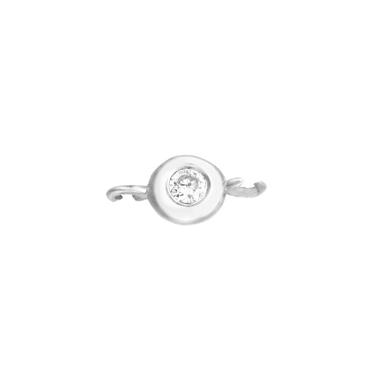 MIDAS (Y) 14KY .02CT DIA YELLOW GOLD BEZEL DIAMON CHARM FOR PERMANENT JEWELRY