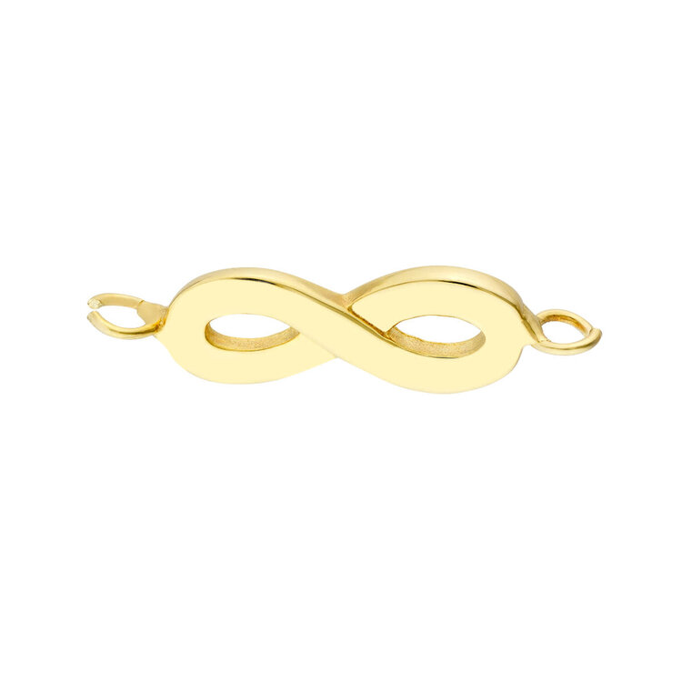 MIDAS (Y) 14KY INFINITY CHARM YELLOW GOLD CHARM FOR PERMANENT JEWELRY