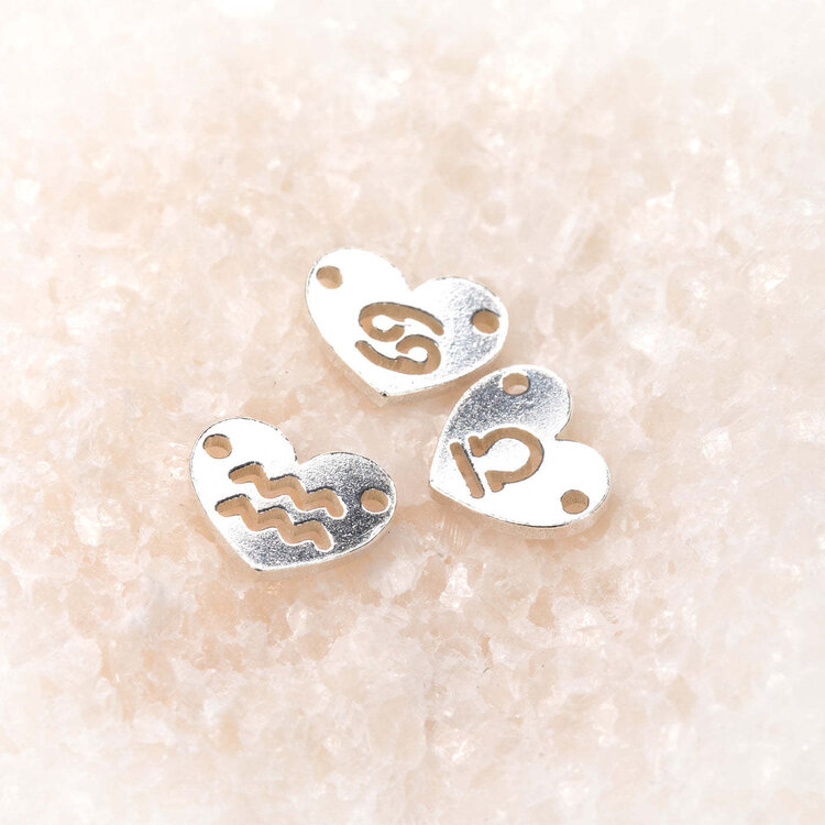 SUNSTONE (Y) 925 ZODIAC HEART PRICE PER EACH