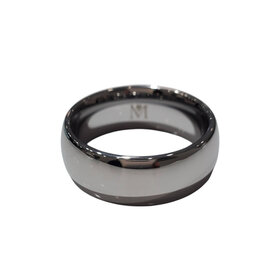 Heavy Stone (Y) TUNG 8MM MENS RING