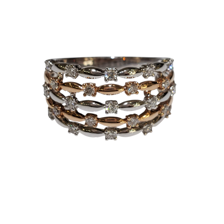 (B) 14K .50TDW SI HI PRIMA NY