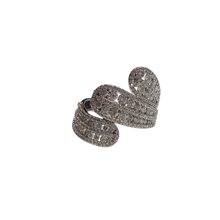 SAVOIA (R) 18K 1.76CT VS G CHANNEL SET DIAMOND LADIES FAHION RING