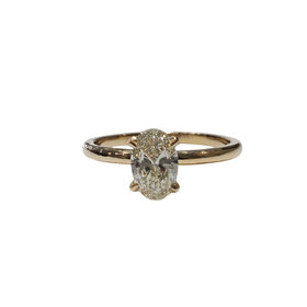 (R) 14KY .83CT OV VVS2 J/K SOLITAIRE RING
