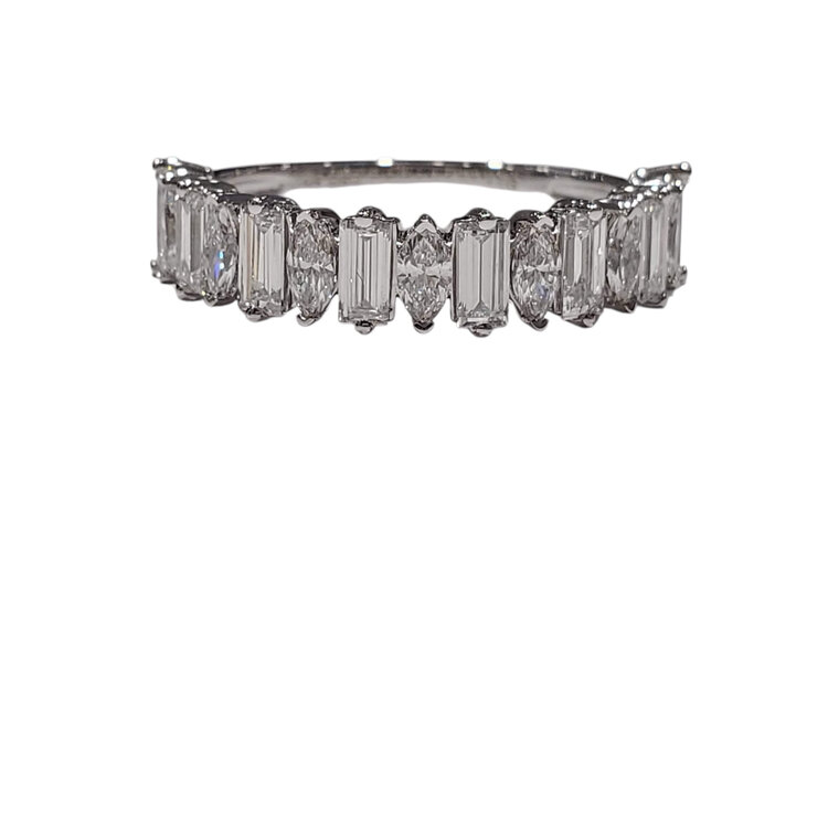 DS DESIGN (R) 14KW 1.30TCW LAB DIAMOND MULTI-STONE FASHION RING