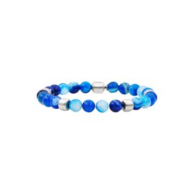 Blackjack (Y) GENUINE BLUE AGATE BRACELET