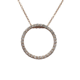 FJ Kashi M(R) 14K RG .50TDW ETERNITY CIRCLE 33 STONES