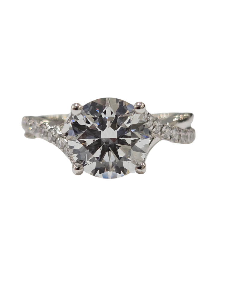 DS DESIGN (X) 14K 2.05CT LAB .22MTG VS1 E CERTIFIED LAB GROWN ROUND DIAMOND IGI LG706556923