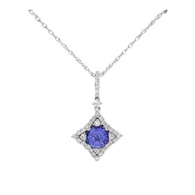14KW 1.1CT AAA TANZ .40CT DIA PEND