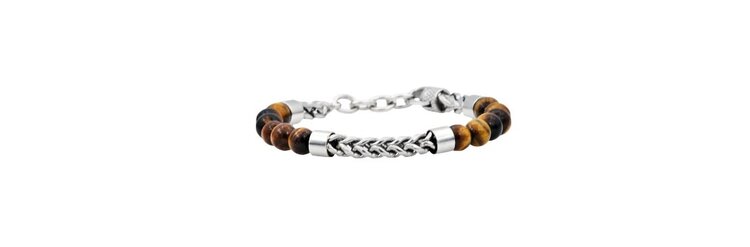 Blackjack (R) Blackjack Bracelet Genuine Tigers Eye