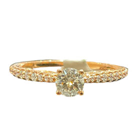 (B) 14K .42RD SI2 I .30MTG