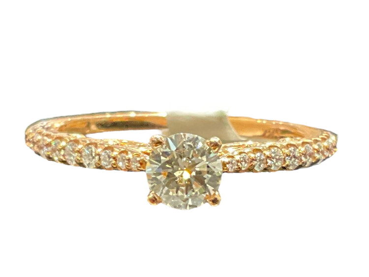 (B) 14K .42RD SI2 I .30MTG