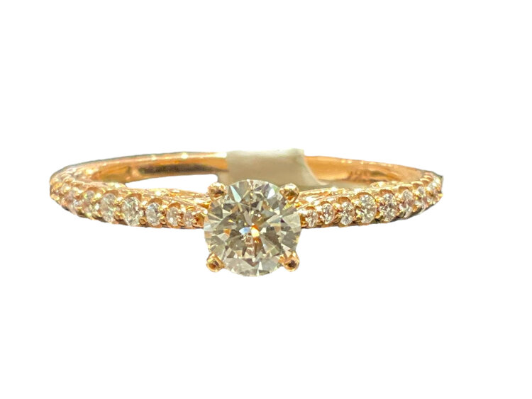 (B) 14K .42RD SI2 I .30MTG