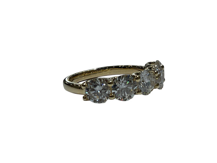 Aarush M(R) 14KY 2.64CT VS E/F FIVE LG DIAMOND BAND