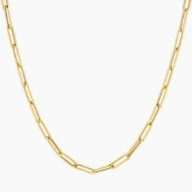 (Y) 14K 18’’ PAPERCLIP YELLOW GOLD CHAIN, 2.4 GRAMS