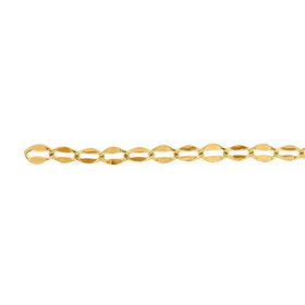 SUNSTONE (Y) 14K YELLOW GOLD “ROBYN” LINK DESIGN PRICE PER INCH
