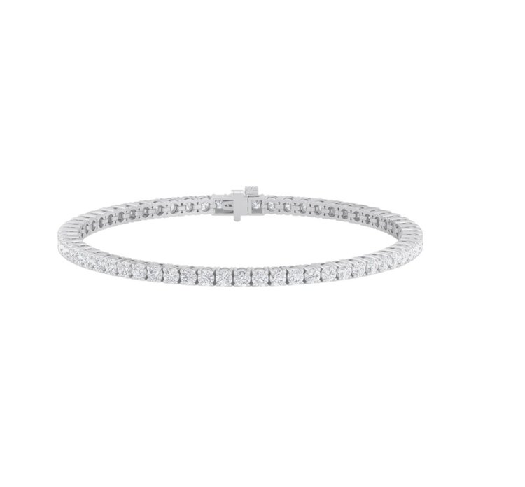 Aarush M(R) 14K 7.47CT VS E/F LAB GROWN DIAMOND TENNIS BRACELET