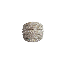 Ryan Gems Inc M(Y) 14K 4.08CT MICRO PAVE SET FASHION RING