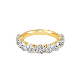 Gordon Brothers Company (Z) 18K 2.33CT VS1 G BAND YELLOW GOLD 9 ROUND DIAMONDS