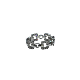 M(Y)14K .30CT DIAMOND CHAIN LINK RING